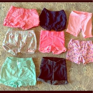 12/18 month girls shorts